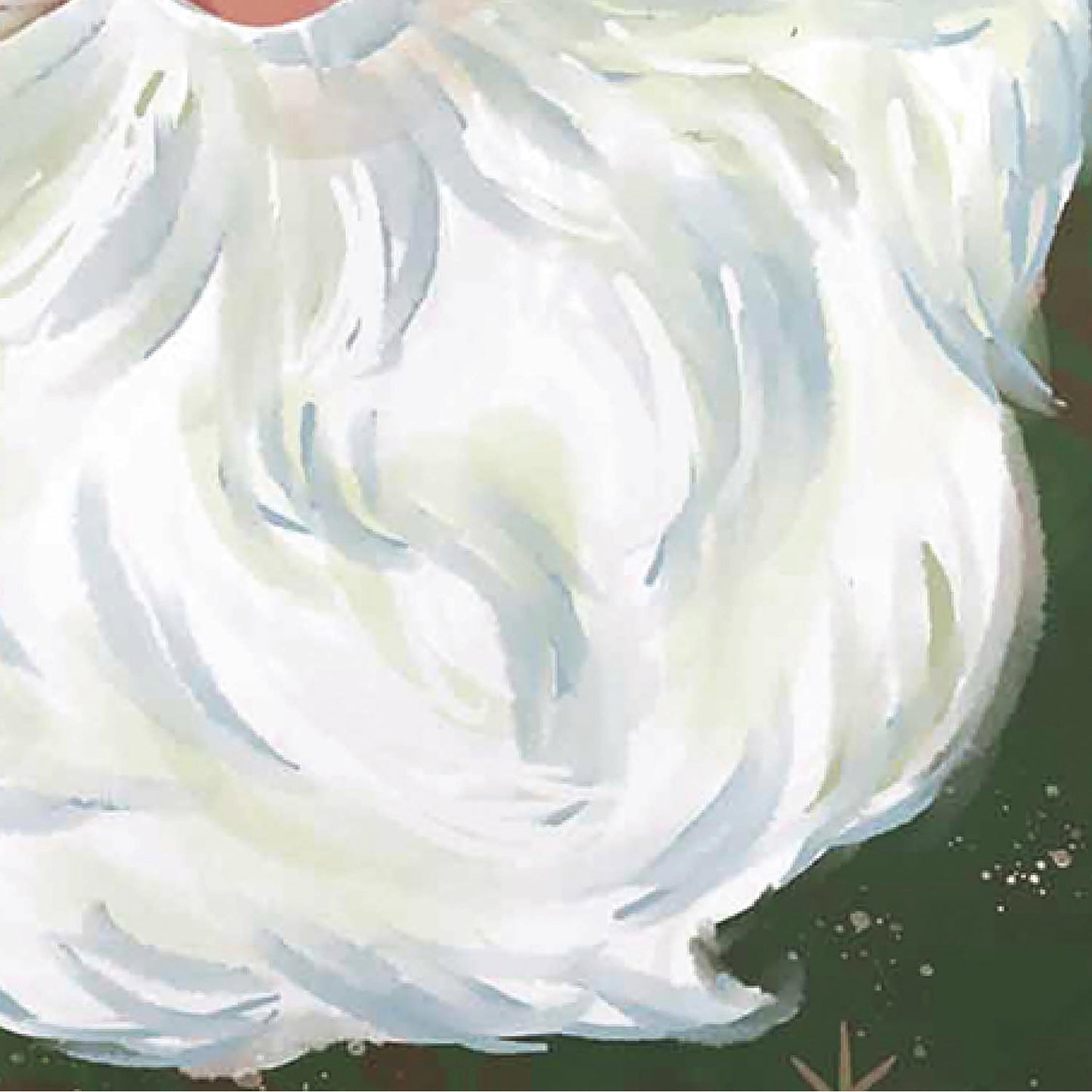 Merry Santa Applique Garden Flag