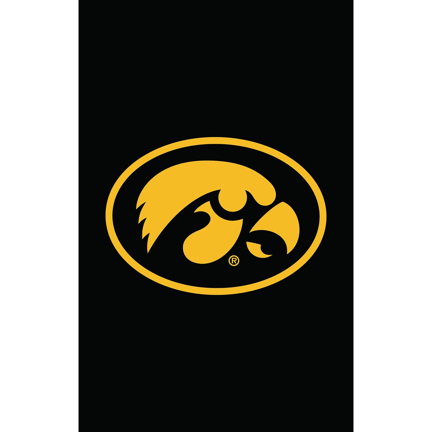 University of Iowa Applique Garden Flag