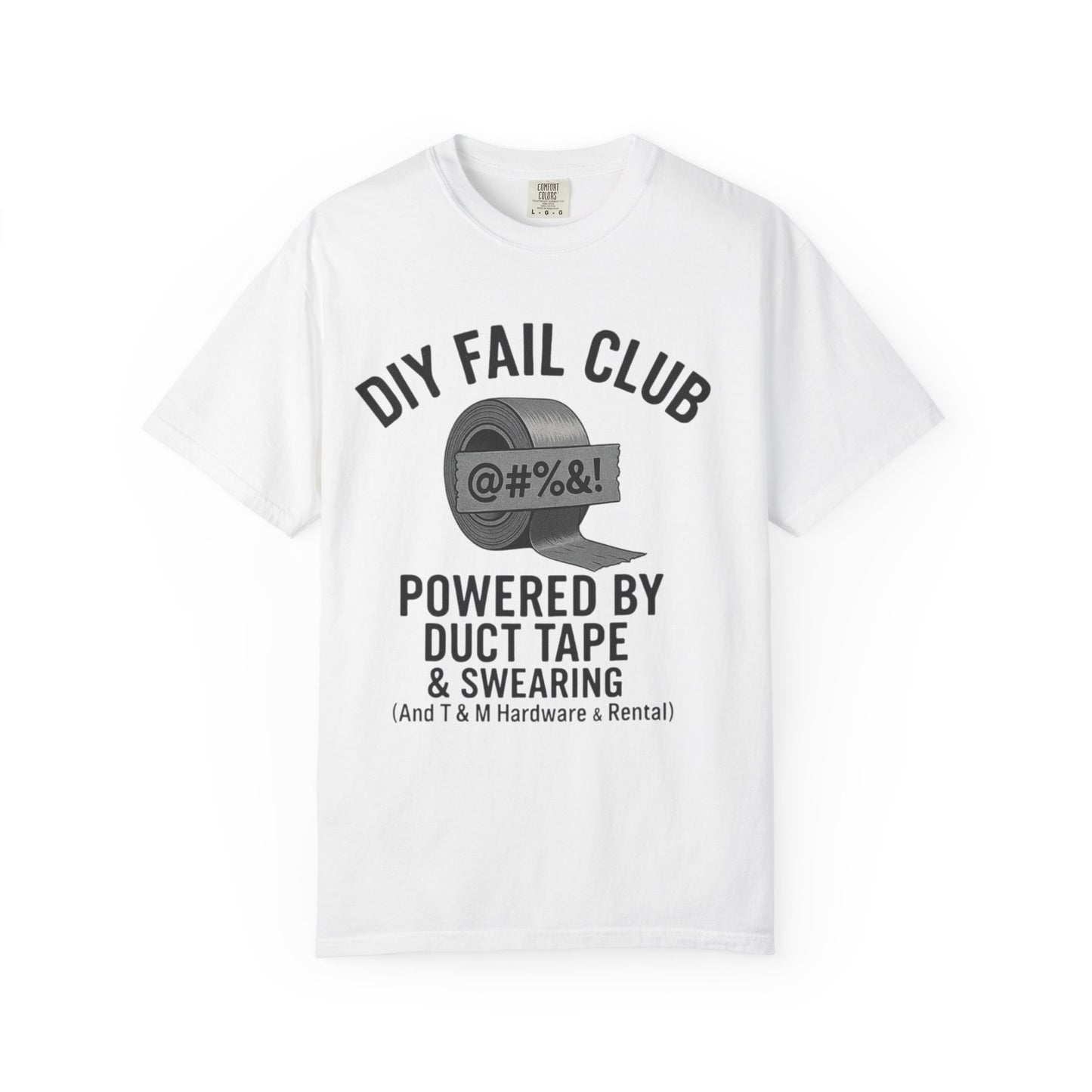 DIY Fail Club Unisex T-Shirt, Humorous Gift, Casual Wear, DIY Enthusiast Tee, Workshop Apparel, Perfect for Birthdays