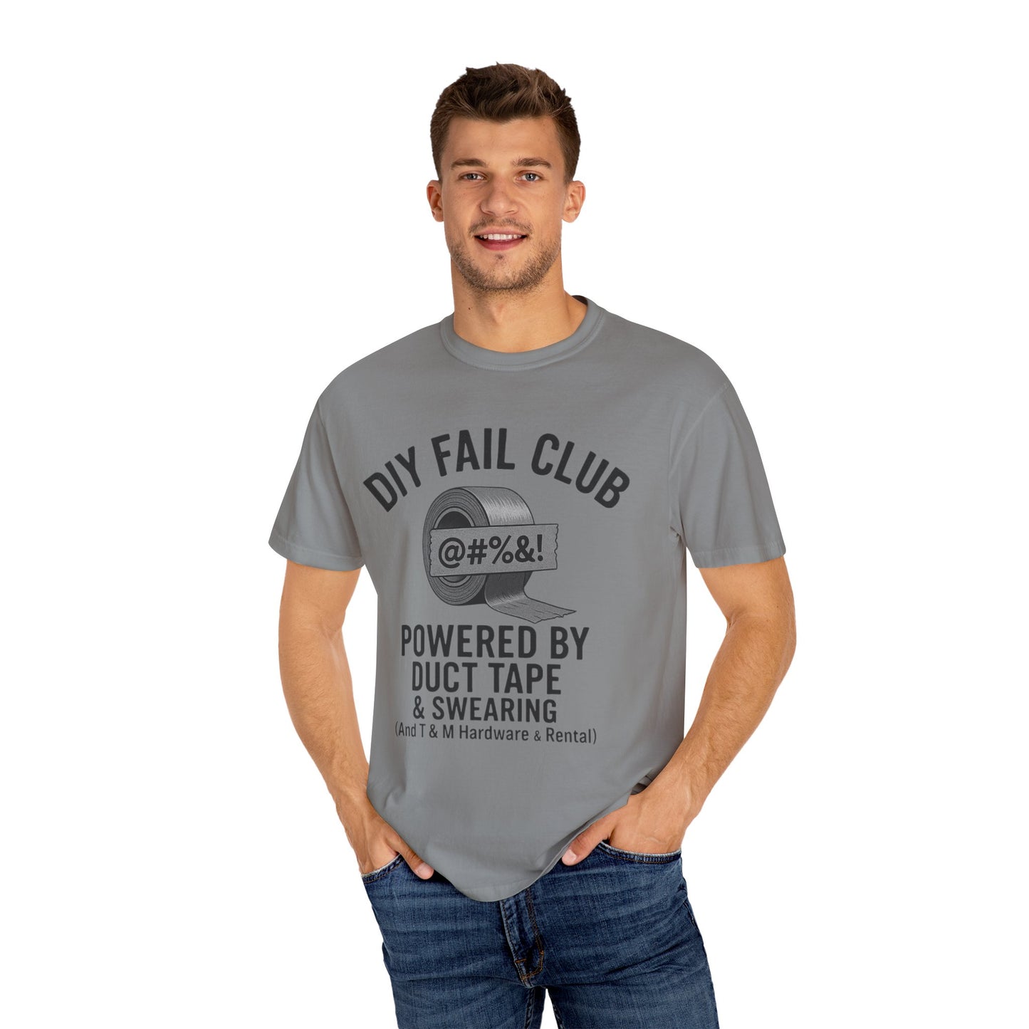 DIY Fail Club Unisex T-Shirt, Humorous Gift, Casual Wear, DIY Enthusiast Tee, Workshop Apparel, Perfect for Birthdays