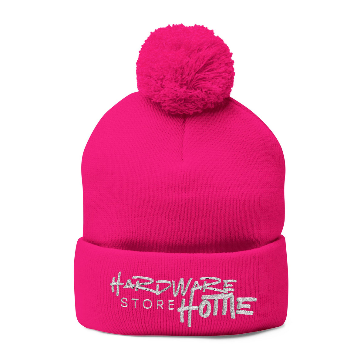 Hardware Store Hottie Beanie with Pom-Pom