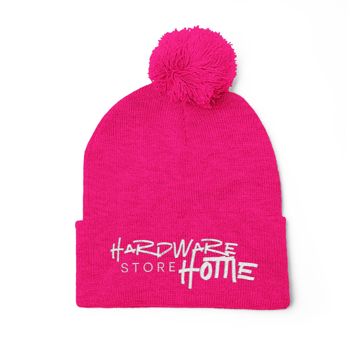 Hardware Store Hottie Beanie with Pom-Pom