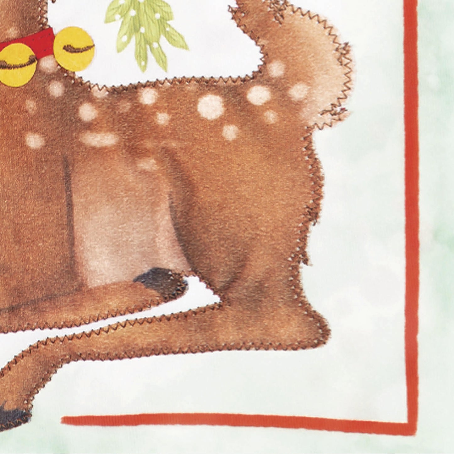 Seasons Greetings Applique House Flag