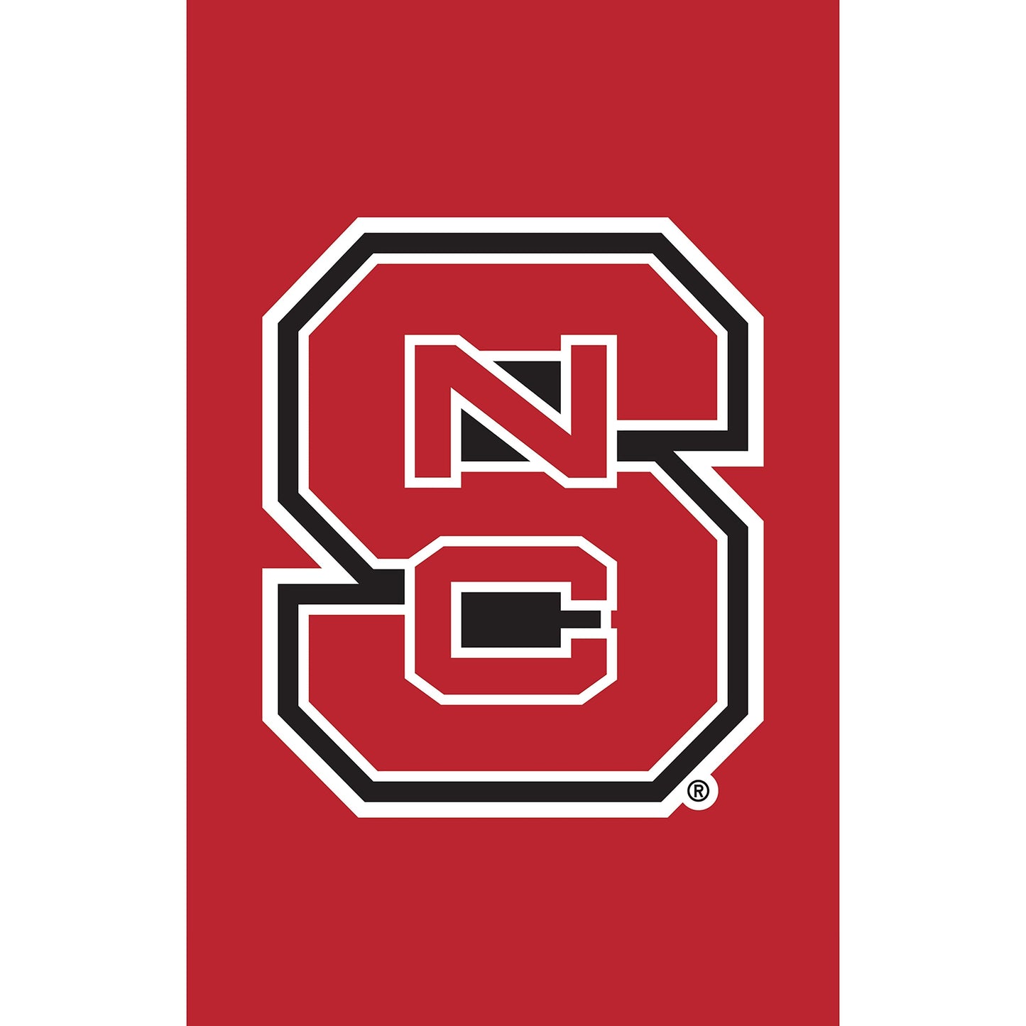North Carolina State University Applique Garden Flag