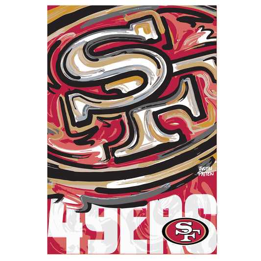 San Francisco 49ers, Suede GDN, Justin Patten Logo