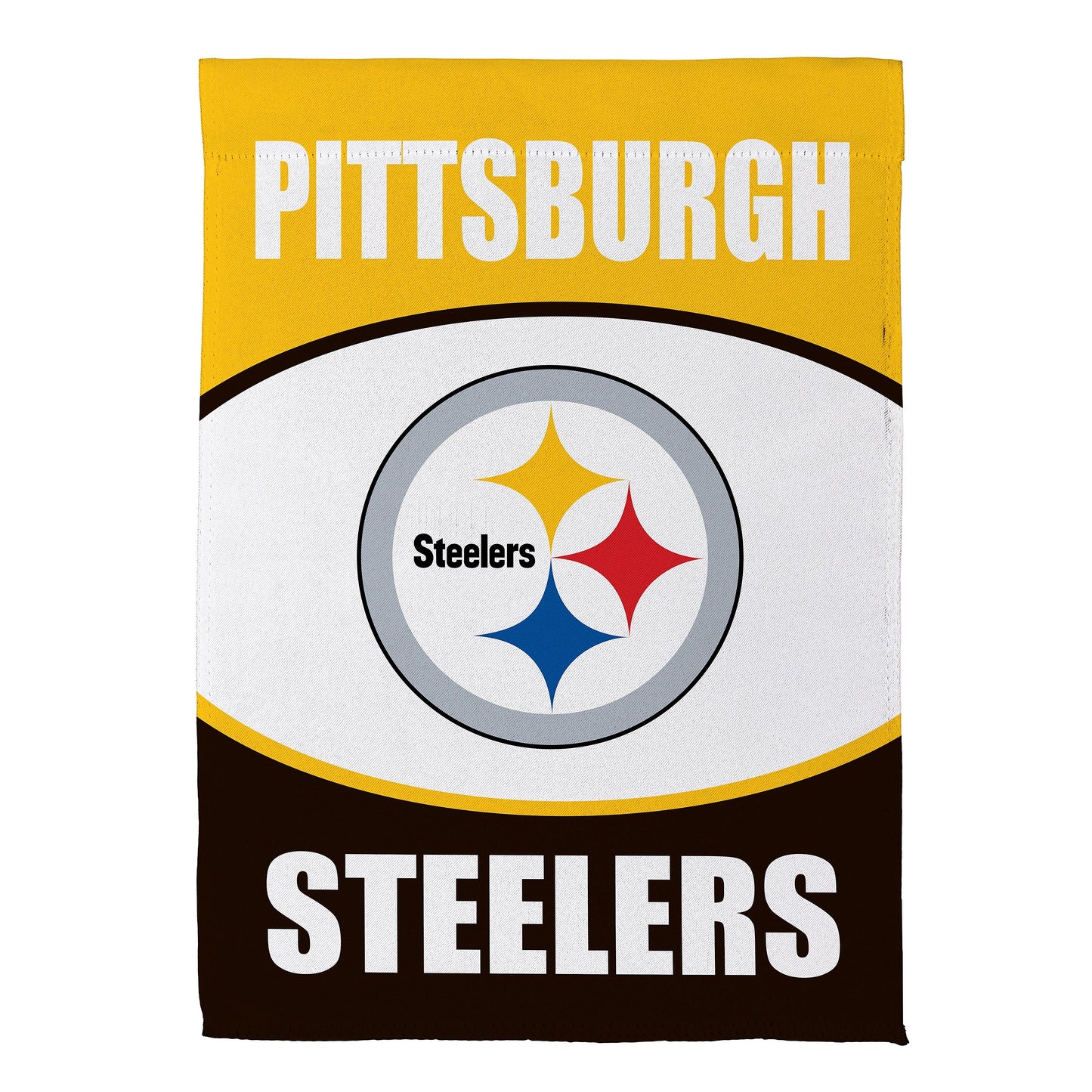 Pittsburgh Steelers Suede Garden Flag