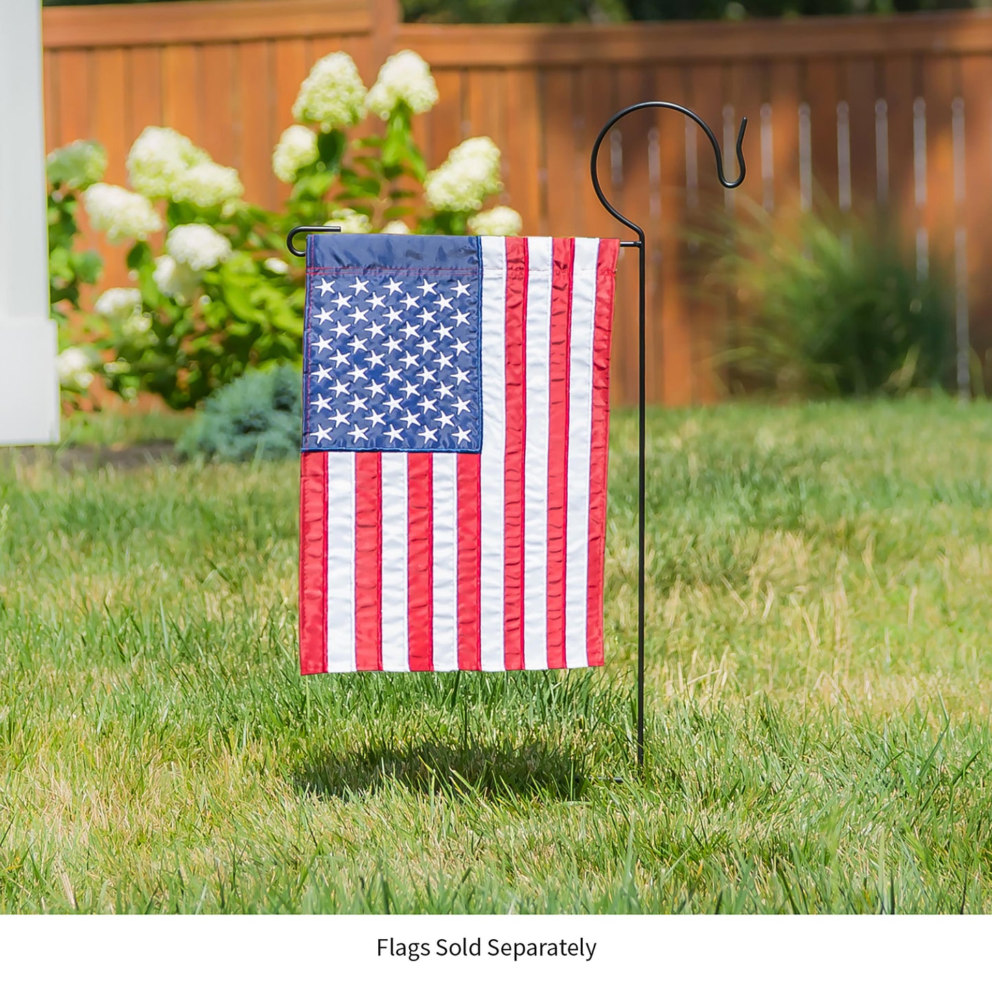 Garden Flag Stand with Shepherd's Hook