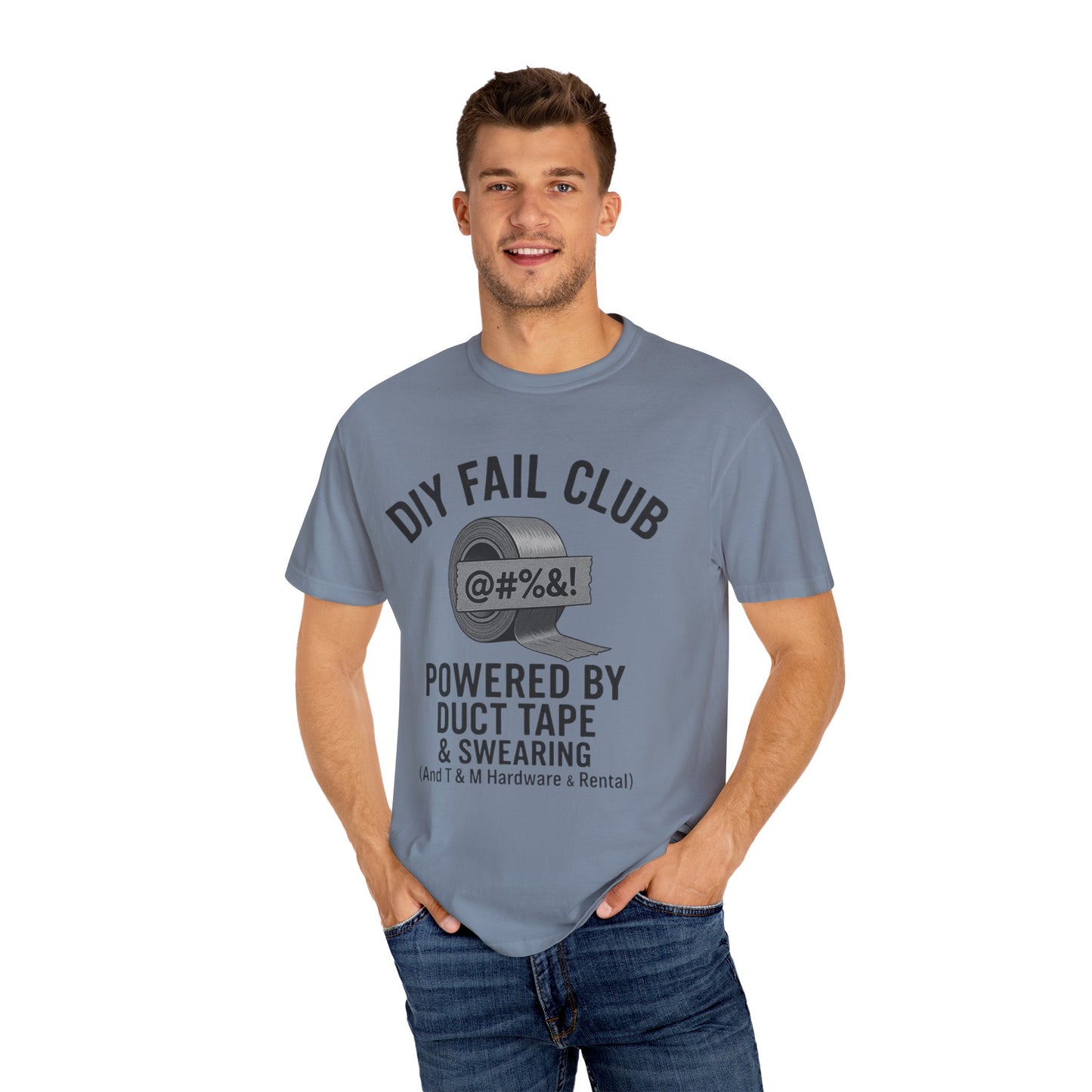 DIY Fail Club Unisex T-Shirt, Humorous Gift, Casual Wear, DIY Enthusiast Tee, Workshop Apparel, Perfect for Birthdays