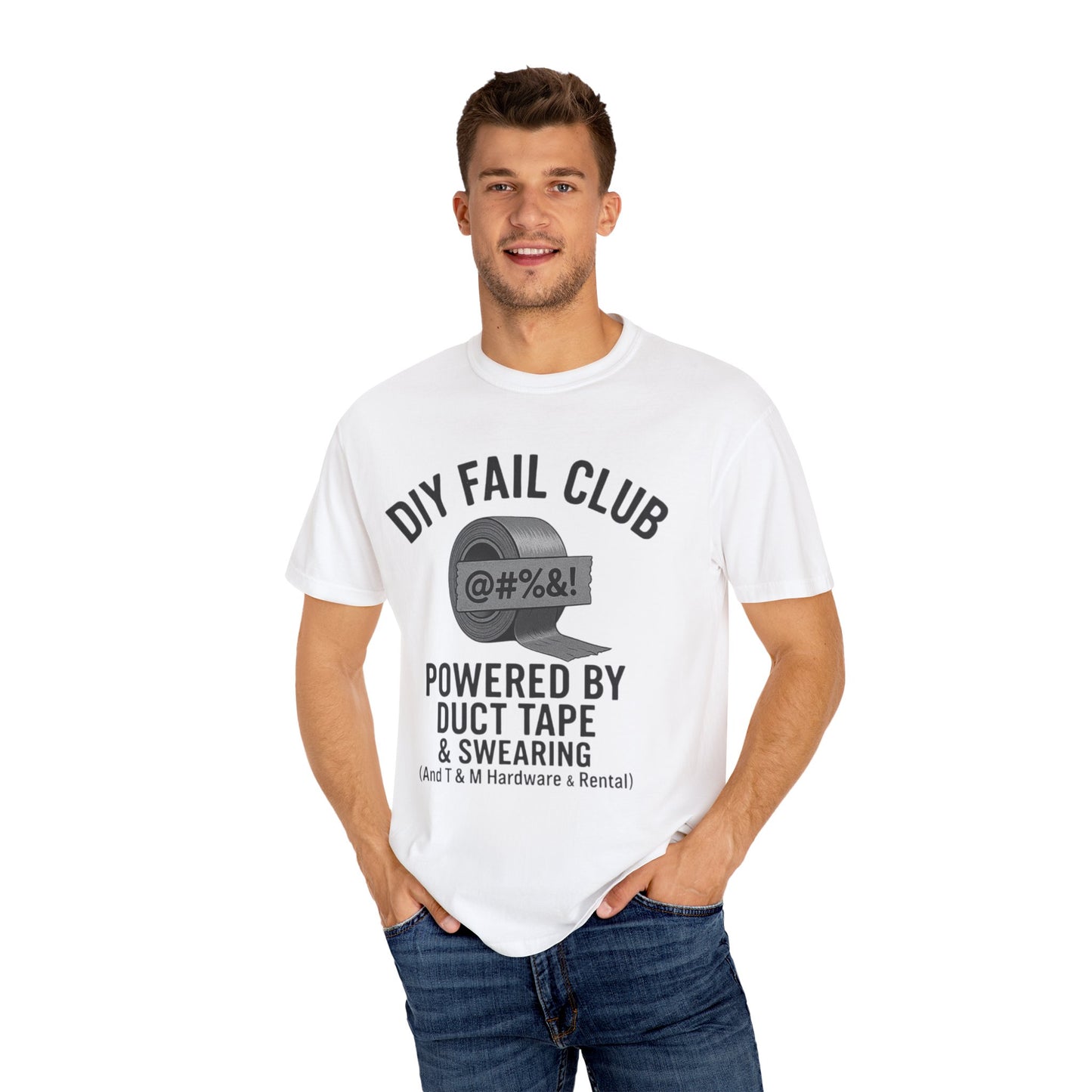 DIY Fail Club Unisex T-Shirt, Humorous Gift, Casual Wear, DIY Enthusiast Tee, Workshop Apparel, Perfect for Birthdays
