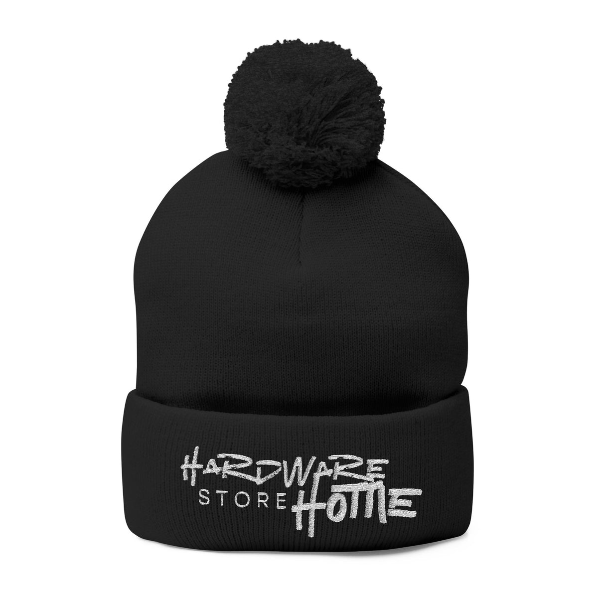 Hardware Store Hottie Beanie with Pom-Pom
