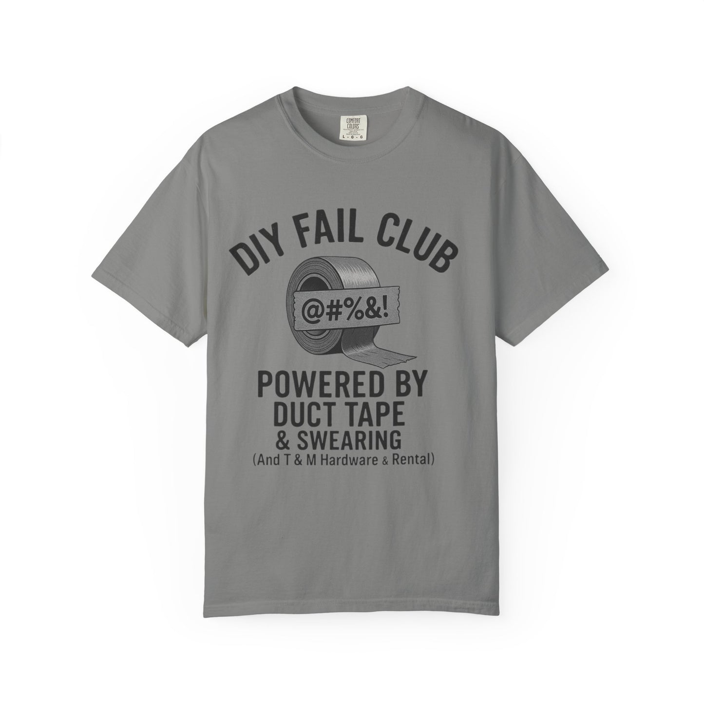 DIY Fail Club Unisex T-Shirt, Humorous Gift, Casual Wear, DIY Enthusiast Tee, Workshop Apparel, Perfect for Birthdays