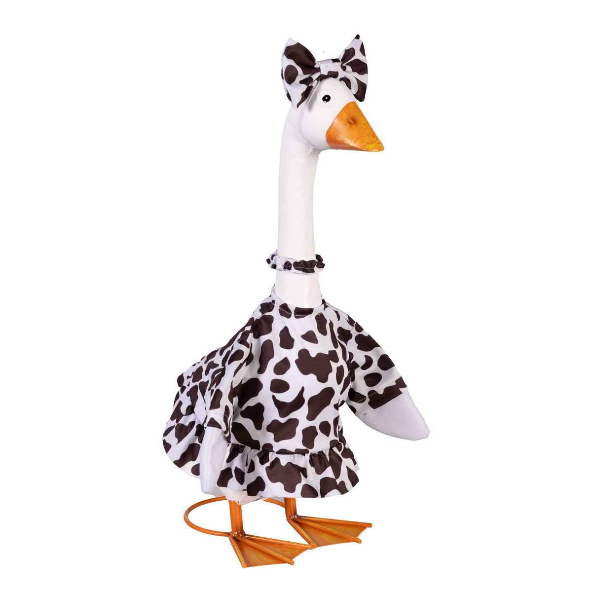 Giddy the Goose Outfit, Cow Print Gown