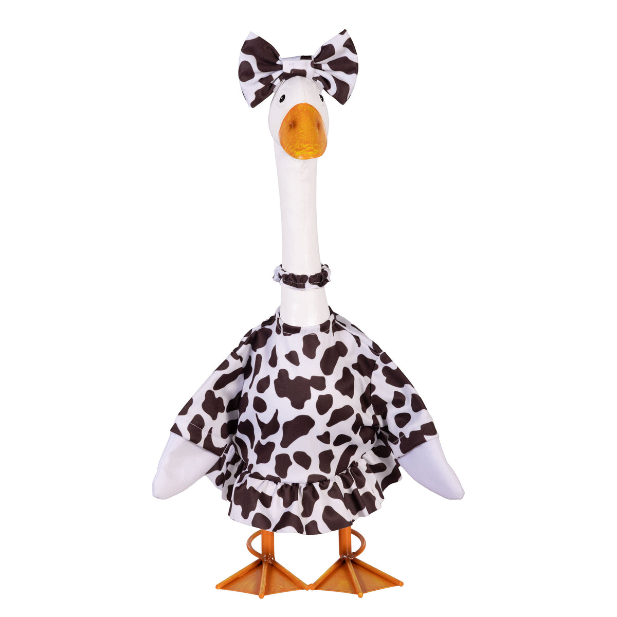 Giddy the Goose Outfit, Cow Print Gown