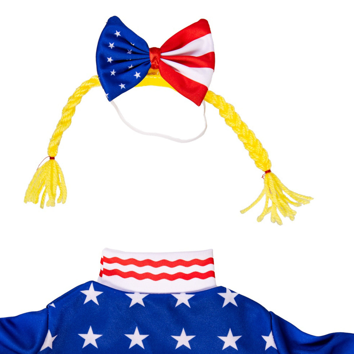 Giddy the Porch Goose Statue Patriotic Outfit, Set of 2