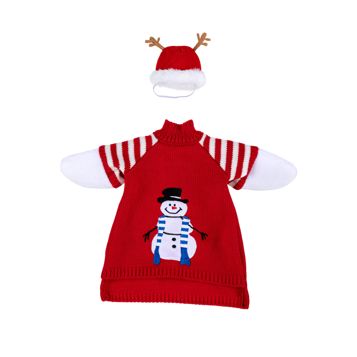 Giddy the Goose Outfit, Snowman Red Sweater