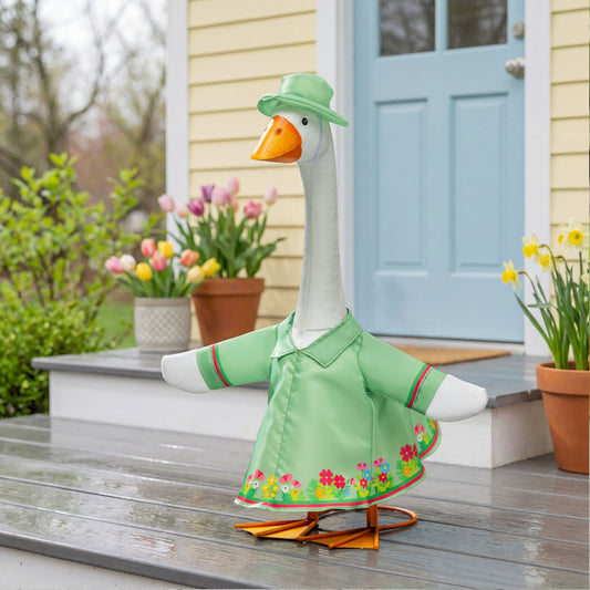 Giddy the Goose Outfit, Floral Raincoat