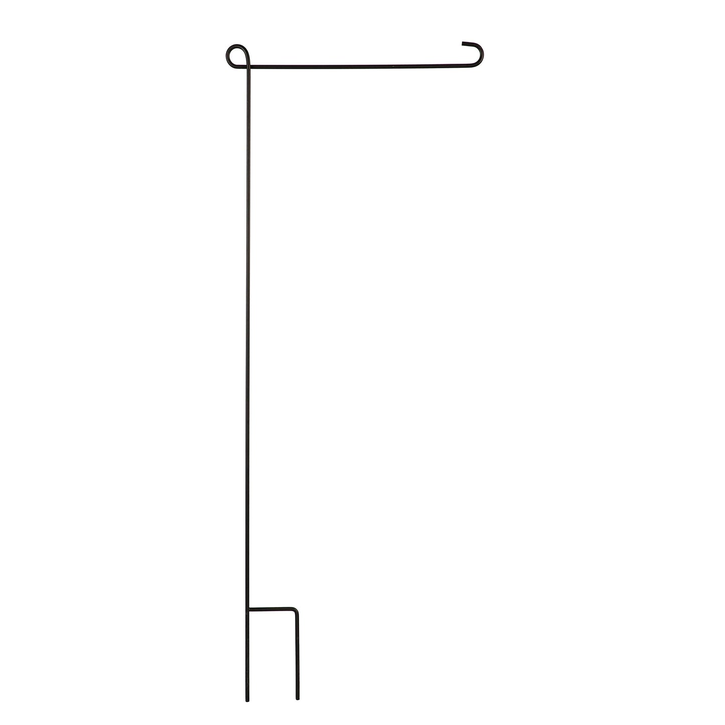 Black Garden Flag Stand