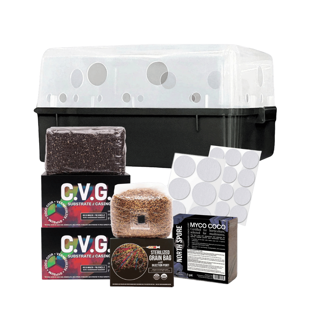 Boomr Bin' + CVG Monotub Mushroom Grow Kit
