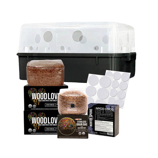 'Boomr Bin' Wood-Loving Monotub Mushroom Grow Kit