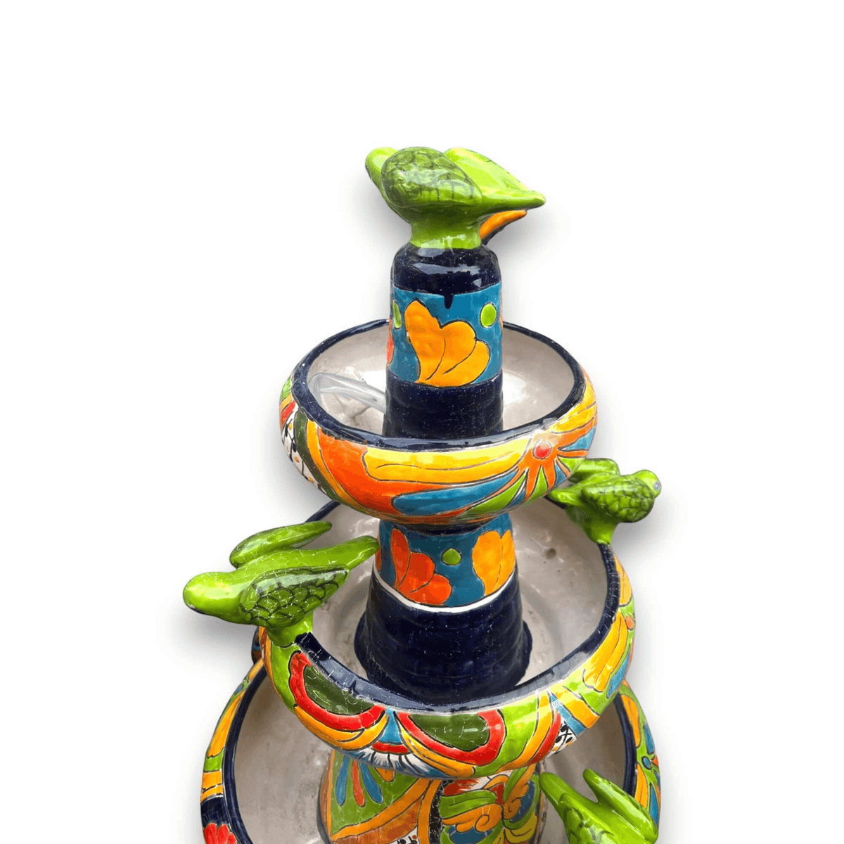 Handmade Talavera Fountain | Authentic Mexican Art