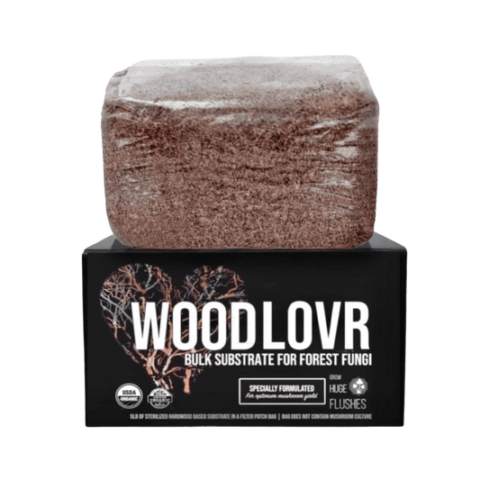 ‘Wood Lovr’ Organic Hardwood-Based Sterile Mushroom Substrate