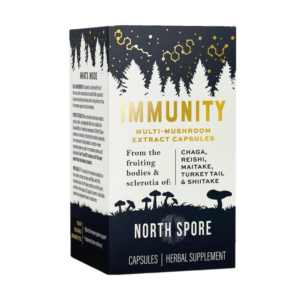 Organic ‘Immunity’ Mushroom Capsules (High Potency)